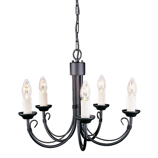 Chartwell 5 Arm Chandelier - London Lighting - 1