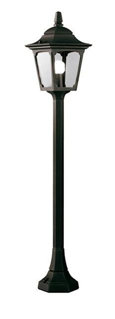 Chapel Mini Pillar Lantern Black - London Lighting - 1