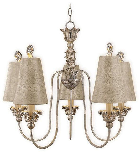 Remi 5 Lamp Chandelier - London Lighting - 1