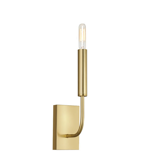 BRI Satin Brass Single Arm Wall Light - ID 10951