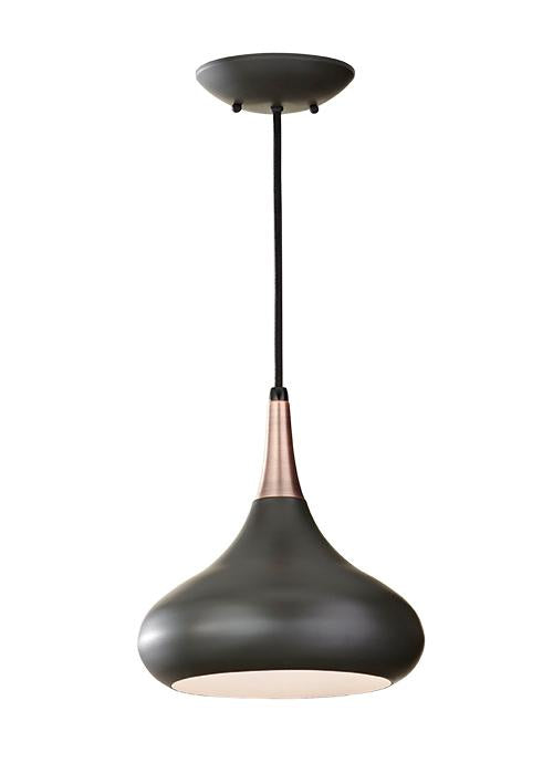 Beso One Light Dark Bronze Medium Pendant Light