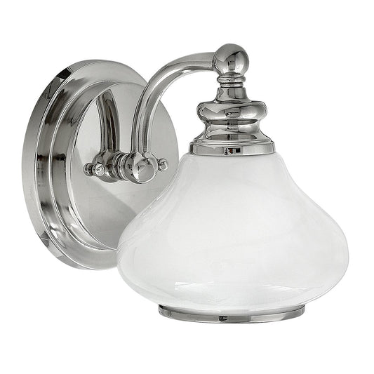 Ainsley One Light Polished Chrome Bathroom Wall Light
