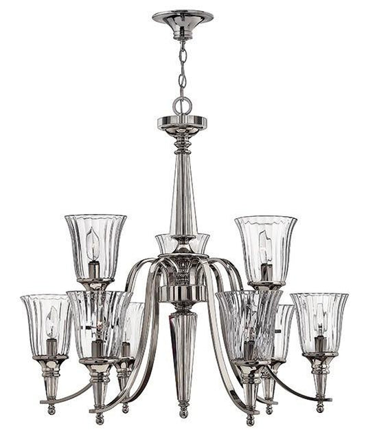 CHANDON - 9 Lamp Chandelier - London Lighting - 1