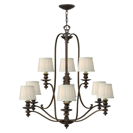 Hinkley Dunhill 9 Light Chandelier - London Lighting - 1