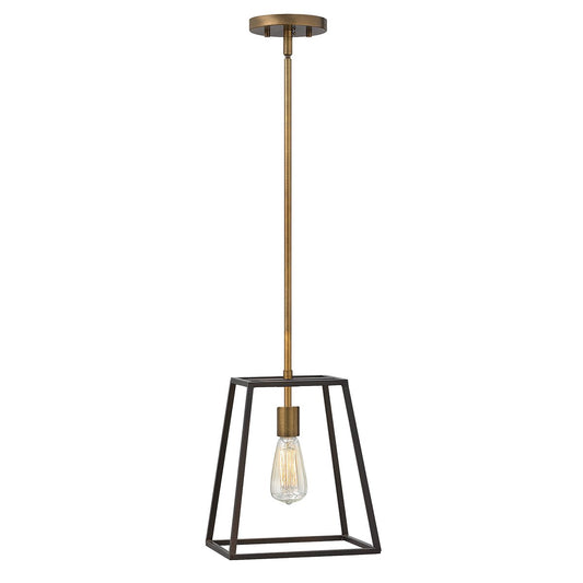 Single Bronze Pendant Light