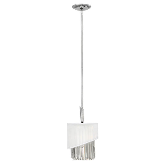 Polished Nickel Pendant Light