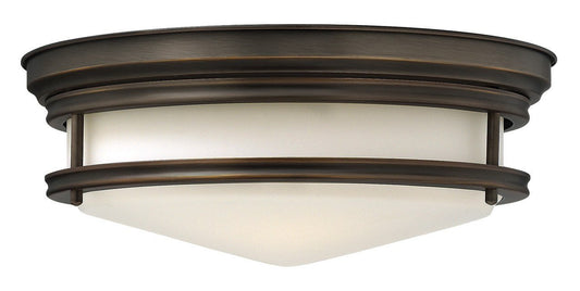 HADLEY -Oil Rubbed Bronze Flush - London Lighting - 1