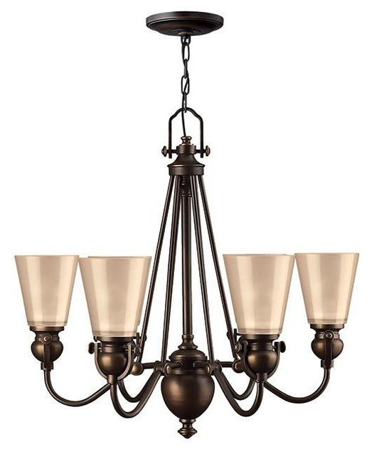 MAYFLOWER - 6 Lamp Chandelier - London Lighting - 1