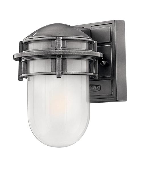 Dagenham Brushed Steel Mini Exterior Lantern - ID 7340
