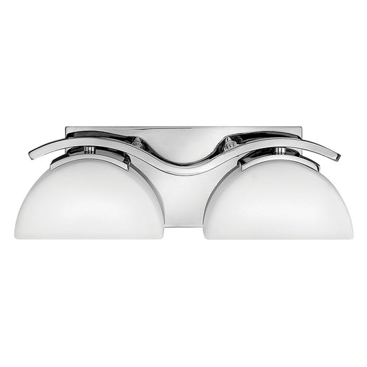 Verve Two Light Polished Chrome Bathroom Wall Light