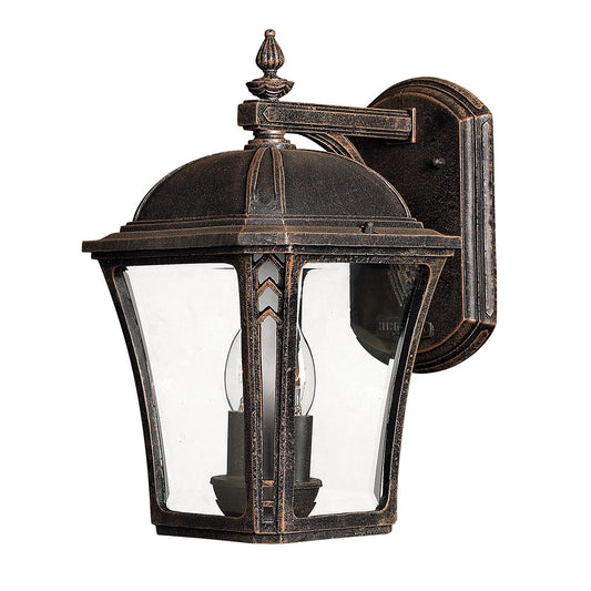 Wabash Two Light Mocha Medium Wall Lantern