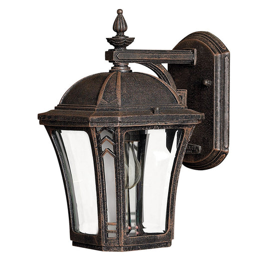 Wabash One Light Mocha Small Wall Lantern