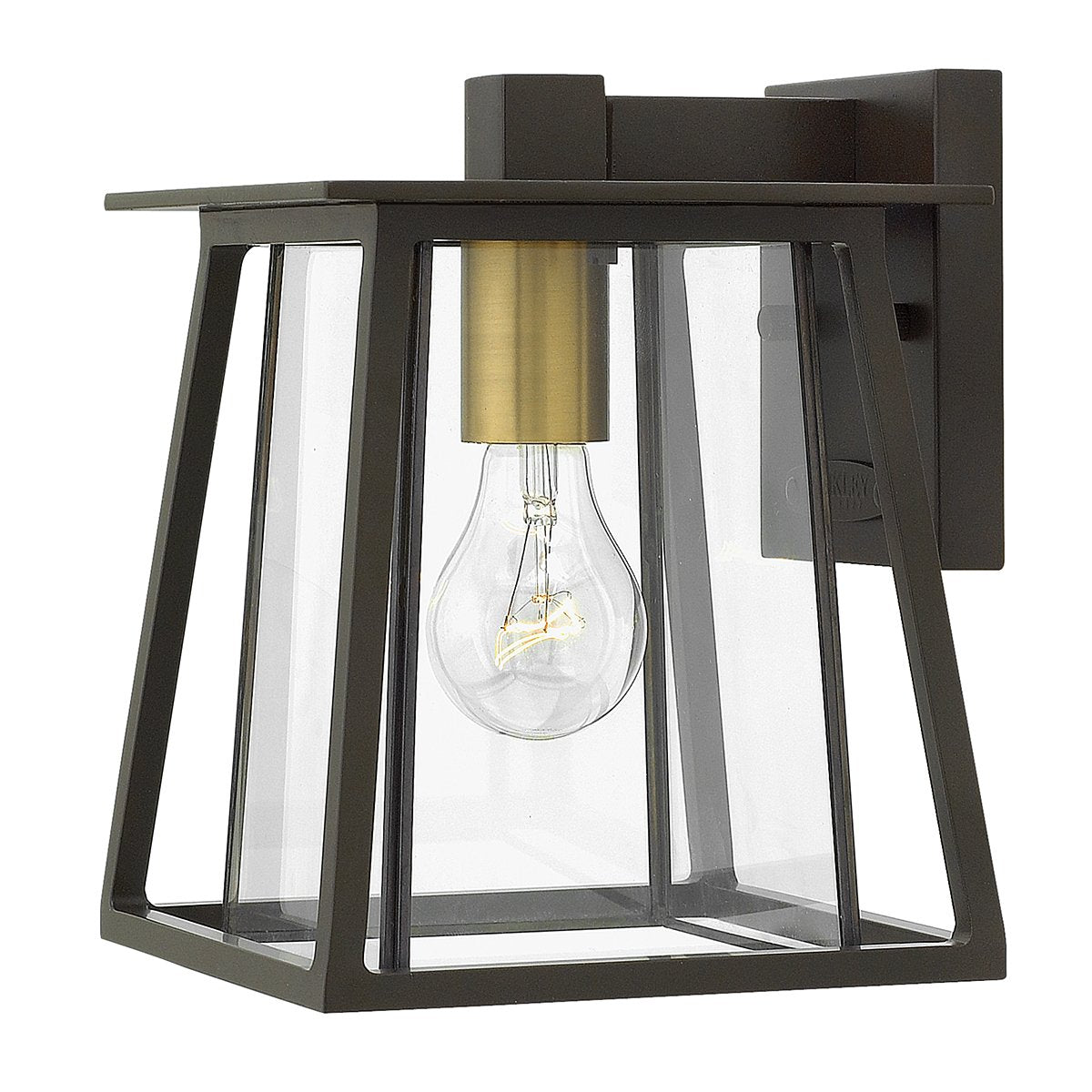 Walker One Light Buckeye Bronze Small Wall Lantern