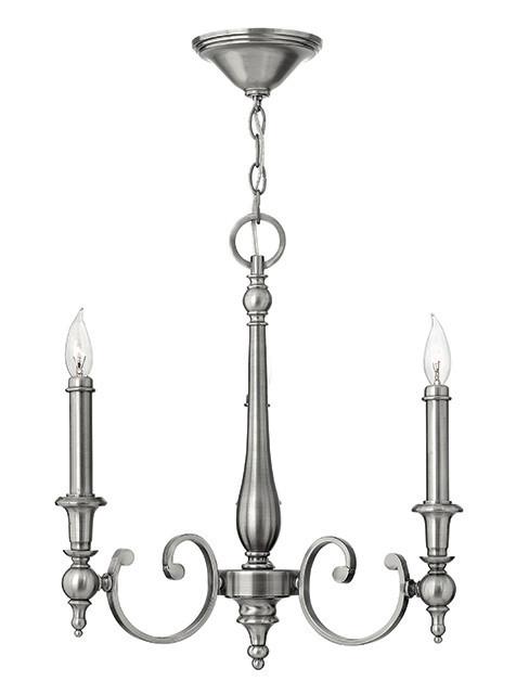 Yorktown 3 Lamp Chandelier - London Lighting - 1