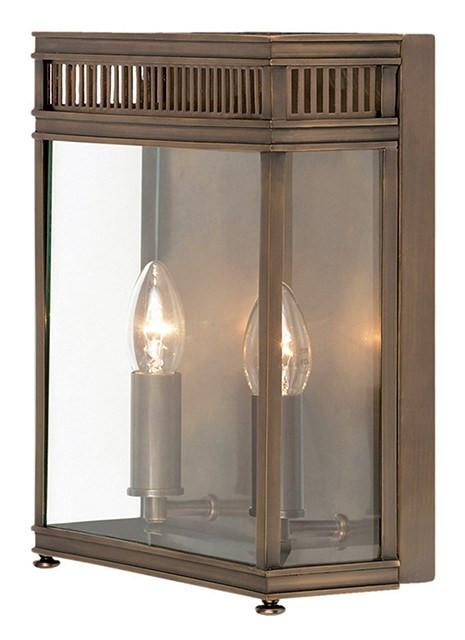 Holborn Half Lantern Medium Dark Bronze - London Lighting - 1