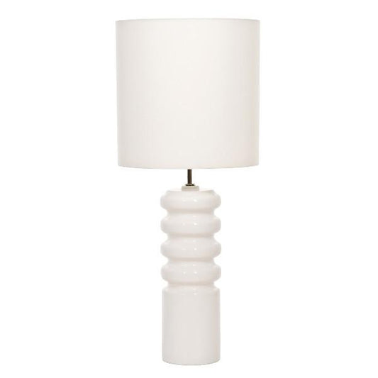 Contour White Table Lamp - London Lighting - 1