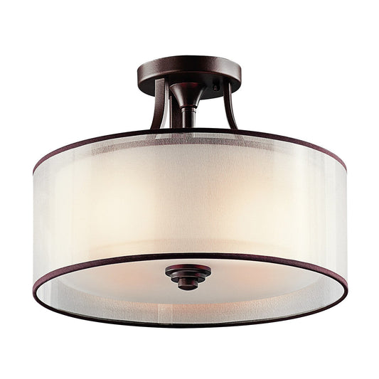 Kichler Lacey Small Semi-Flush Mount Light - London Lighting - 1