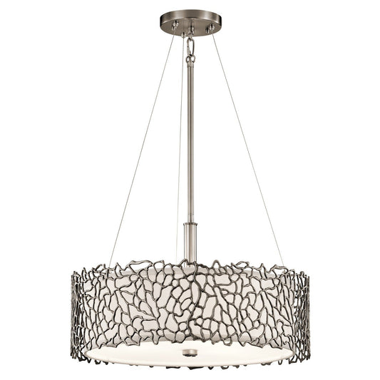 Kichler Silver Coral Duo-Mount Pendant - London Lighting - 1