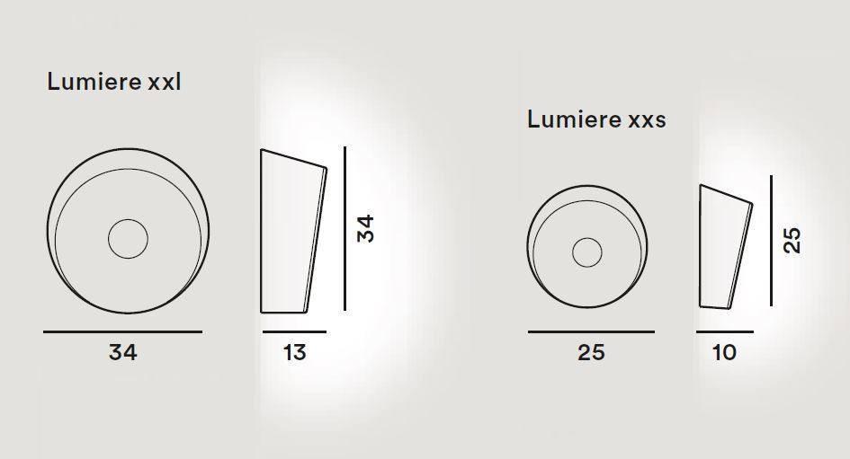 Foscarini Lumiere XXS Wall/Ceiling Light - London Lighting - 5