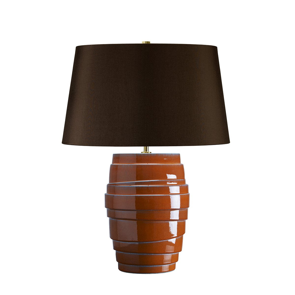 Motspur Orange Table Lamp c/w Shade - ID 8379