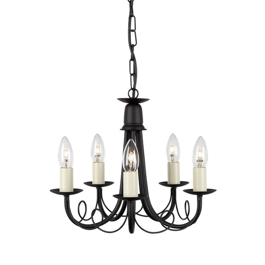 Minster 5 Arm Chandelier - London Lighting - 2