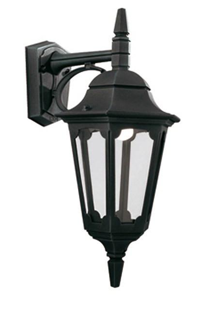 Parish Down Wall Lantern Black - London Lighting - 1