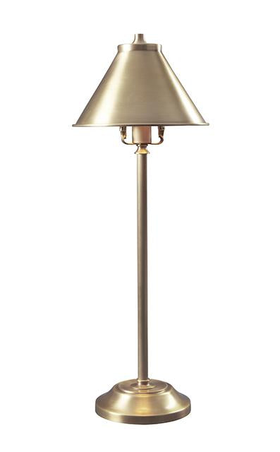 Aged Brass Stick Desk Lamp