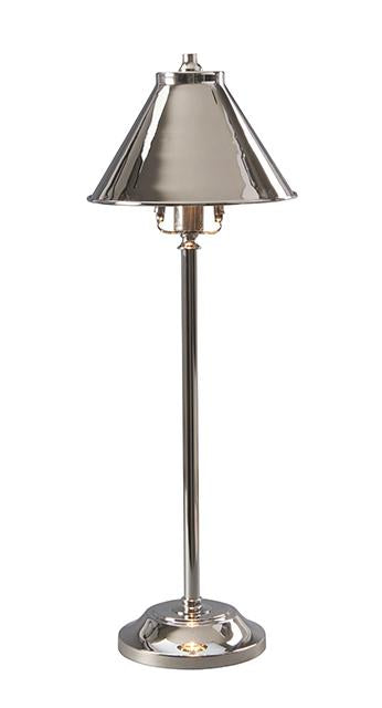 Provence One Polished Nickel Copper Stick Desk Lamp