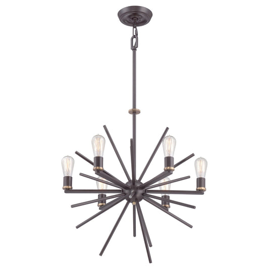 Quoizel Carnegie 6 Light Chandelier - London Lighting - 1