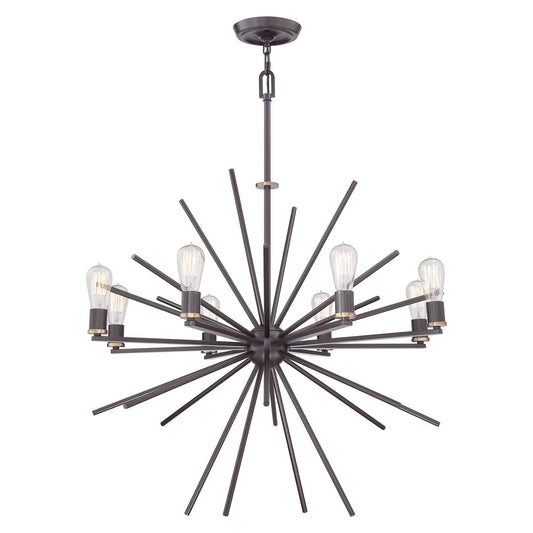 Quoizel Carnegie 8 Light Chandelier - London Lighting - 1
