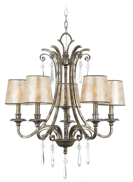 Kendra 5 Lamp Chandelier - London Lighting - 1
