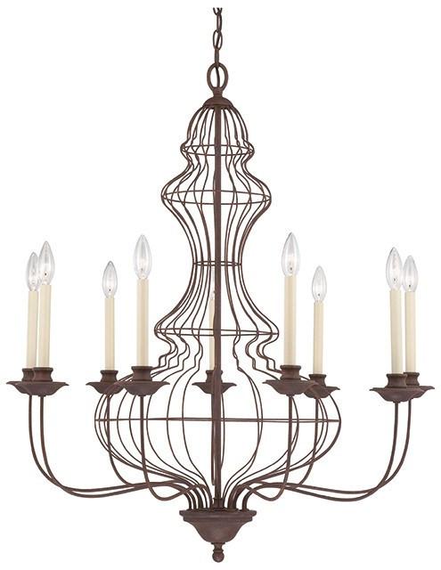 Laila 9 Lamp Chandelier - London Lighting - 1