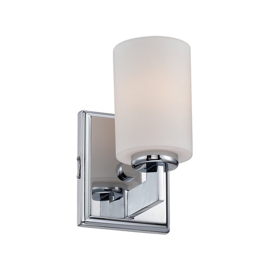 Taylor One Light Polished Chrome Small Wall Light