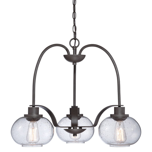 Quoizel Trilogy 3 Light Chandelier - London Lighting - 1