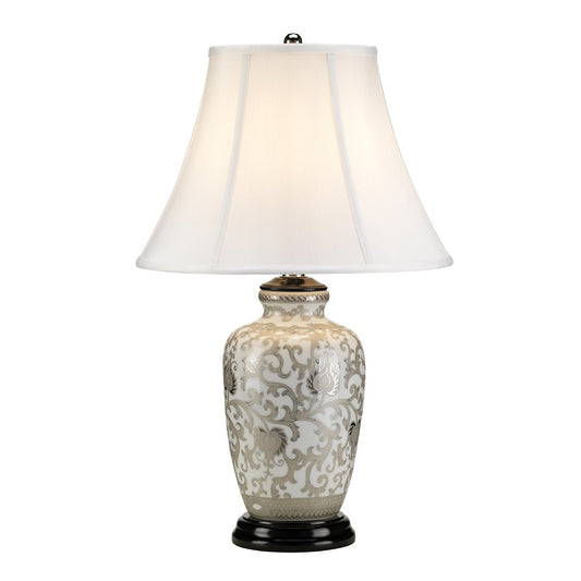 Sanderstead Silver Table Lamp c/w Shade - ID 8457