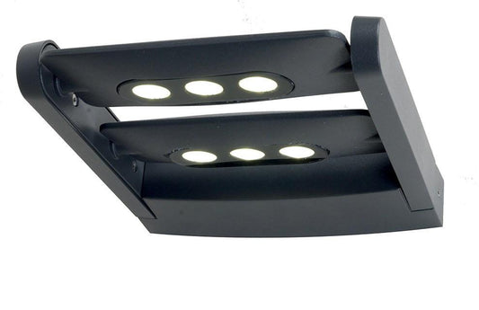 Lutec Ledspot 6W Twin Head Wall Light - London Lighting - 1