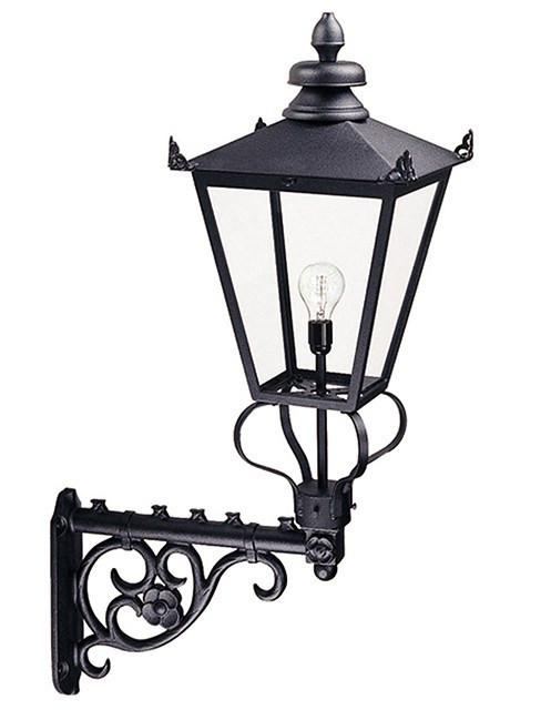 Wilmslow Wall Lantern Black - London Lighting - 1