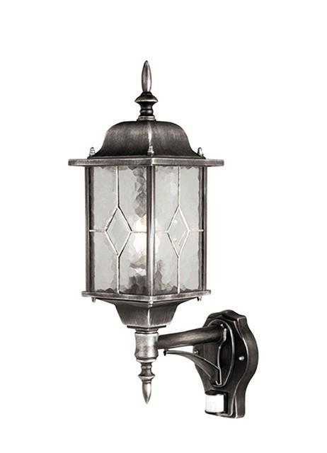 Wexford Up Wall Lantern with PIR - London Lighting - 1