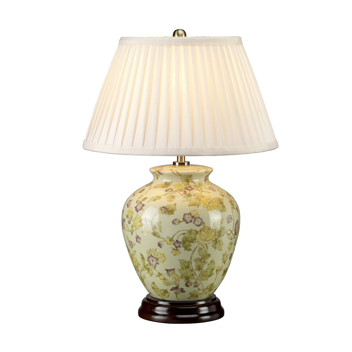 Sundridge Floral Table Lamp c/w Shade - ID 8463